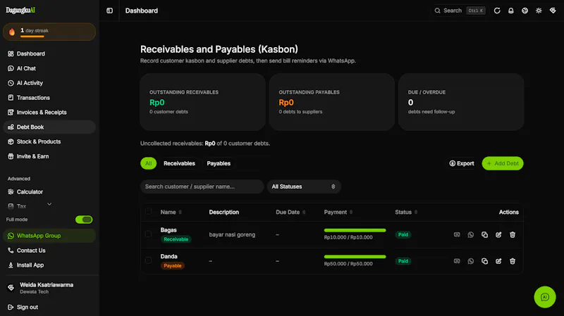 Dagangku AI screenshot 5