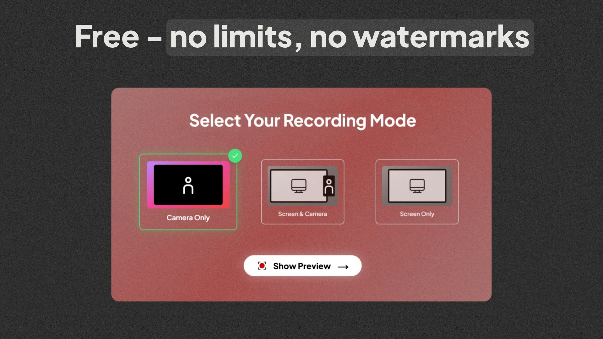 Capme - Screenshot 2 showing product features and functionality