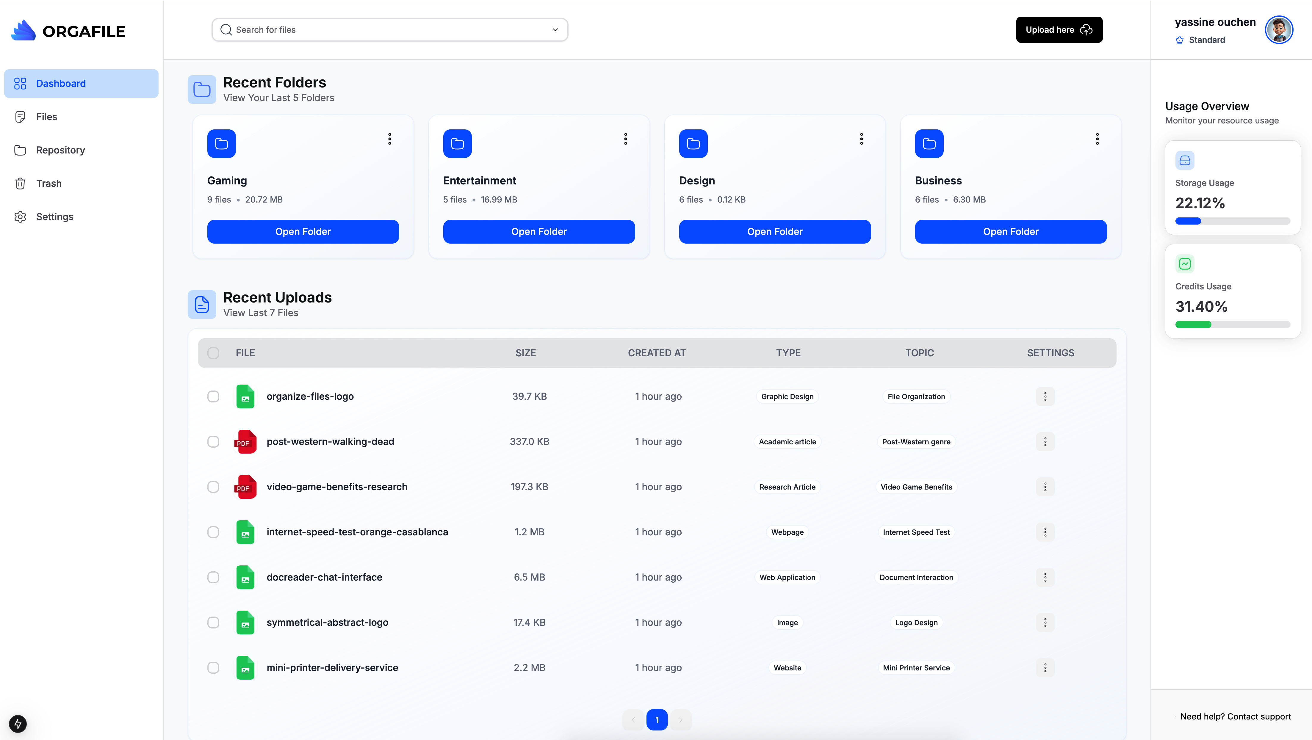 OrgaFile gallery image