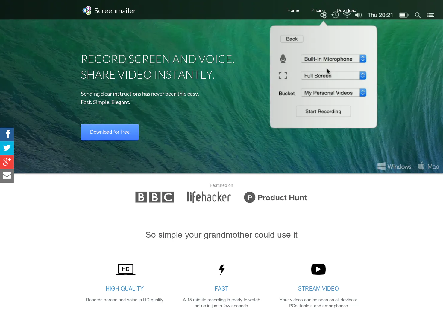 Screenmailer