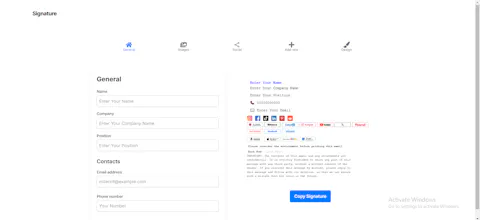 NextSig Email Signature Generator gallery image