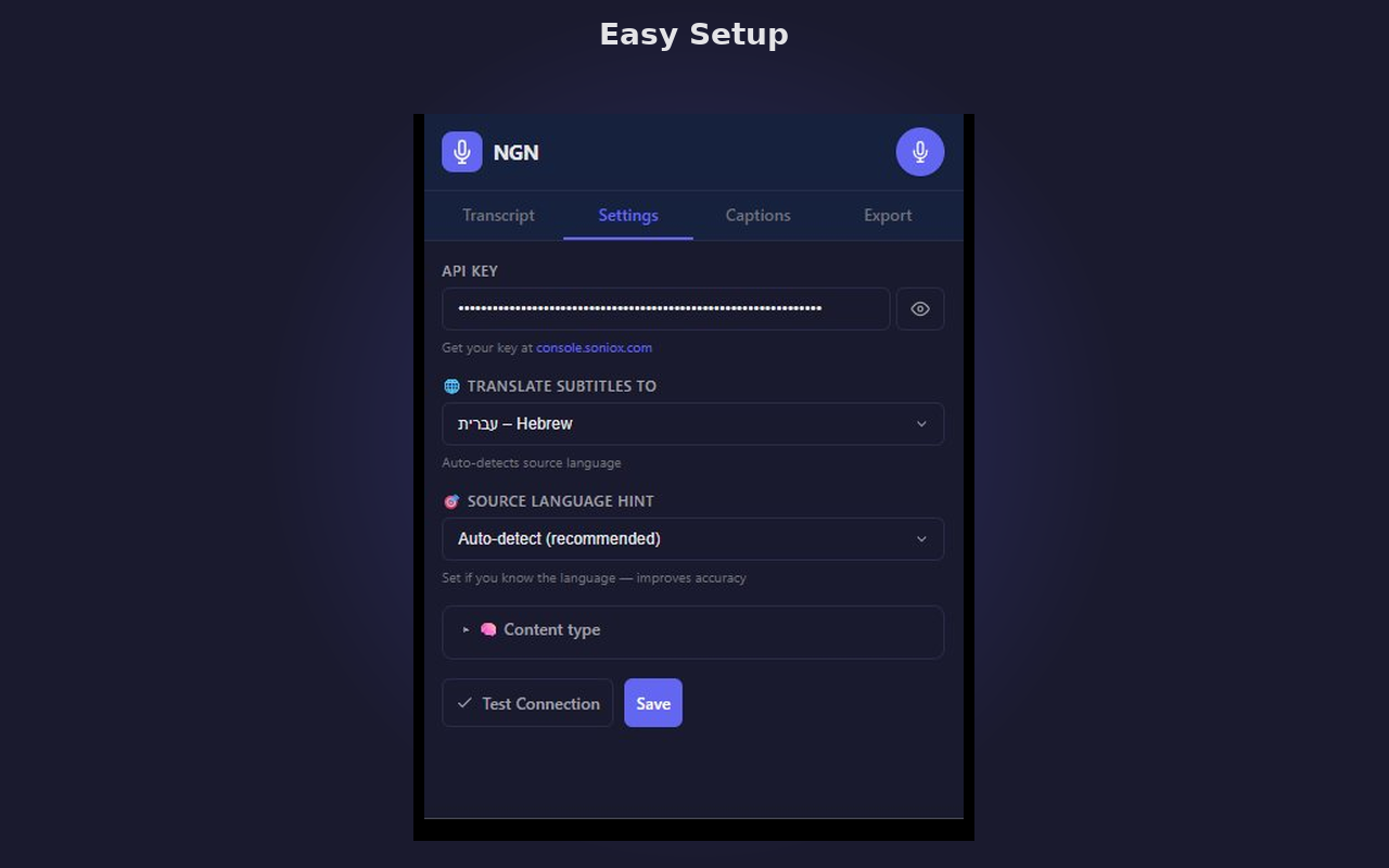 NGN – AI Audio Transcription gallery image