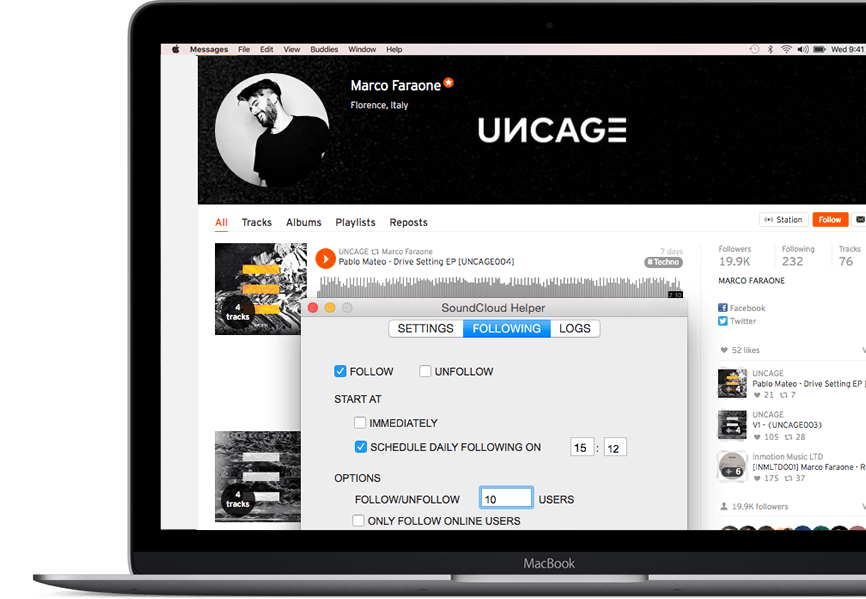 SoundCloud Helper macOS - Not Your Classical Bot