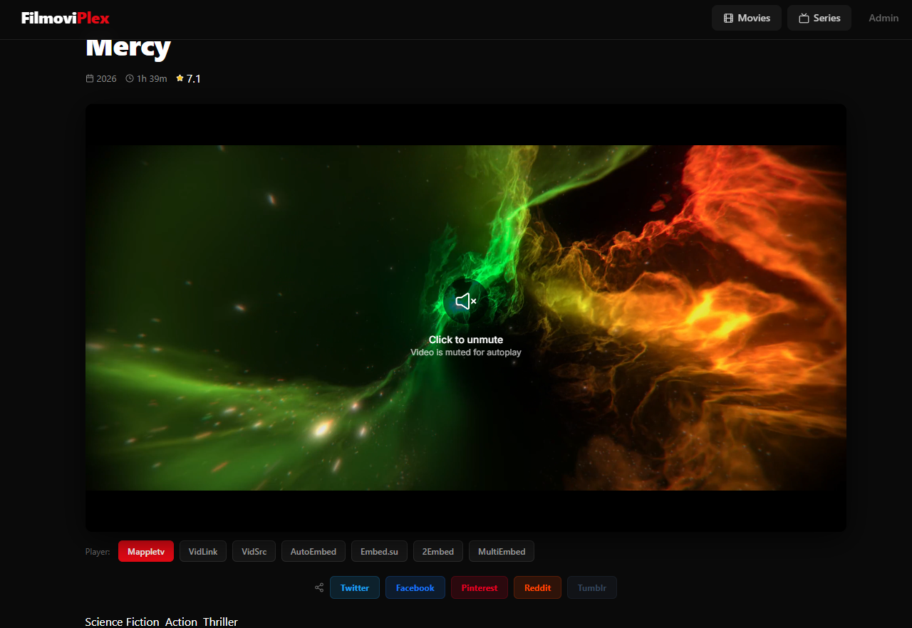 Filmoviplex - Screenshot 2 showing product features and functionality