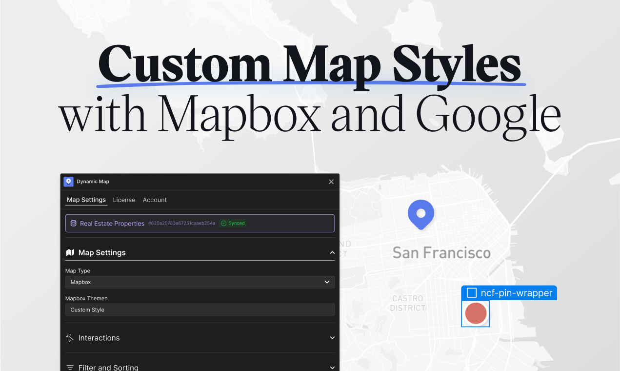 Dynamic Map for Webflow [Version 1.0] gallery image