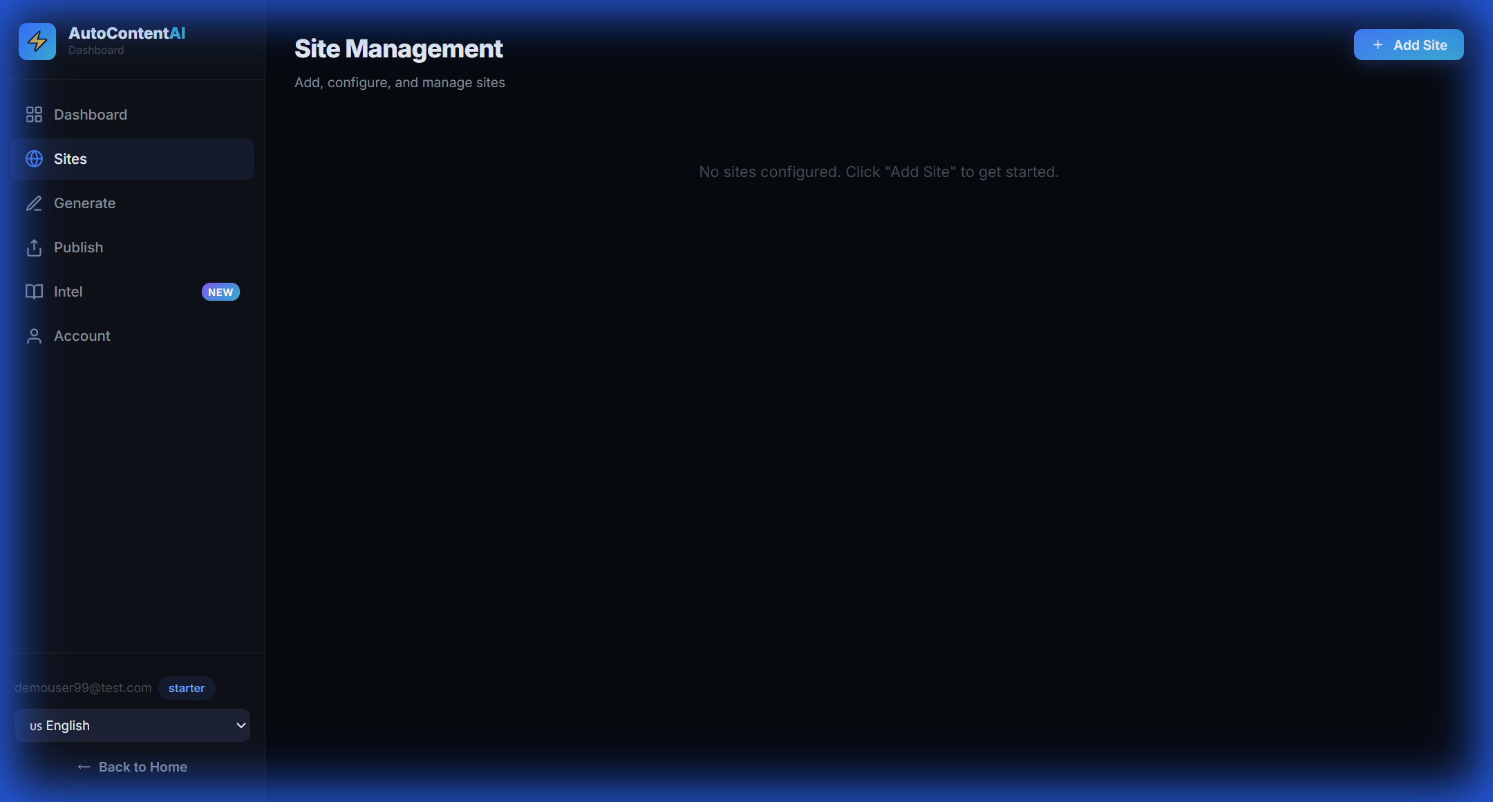 AutoContentAI - Screenshot 2 showing product features and functionality