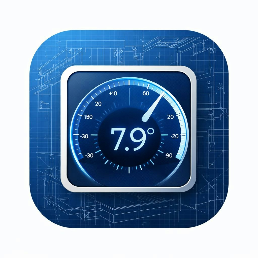 Tilt Deflection Angle Analyzer - Product Hunt launch logo and brand identity