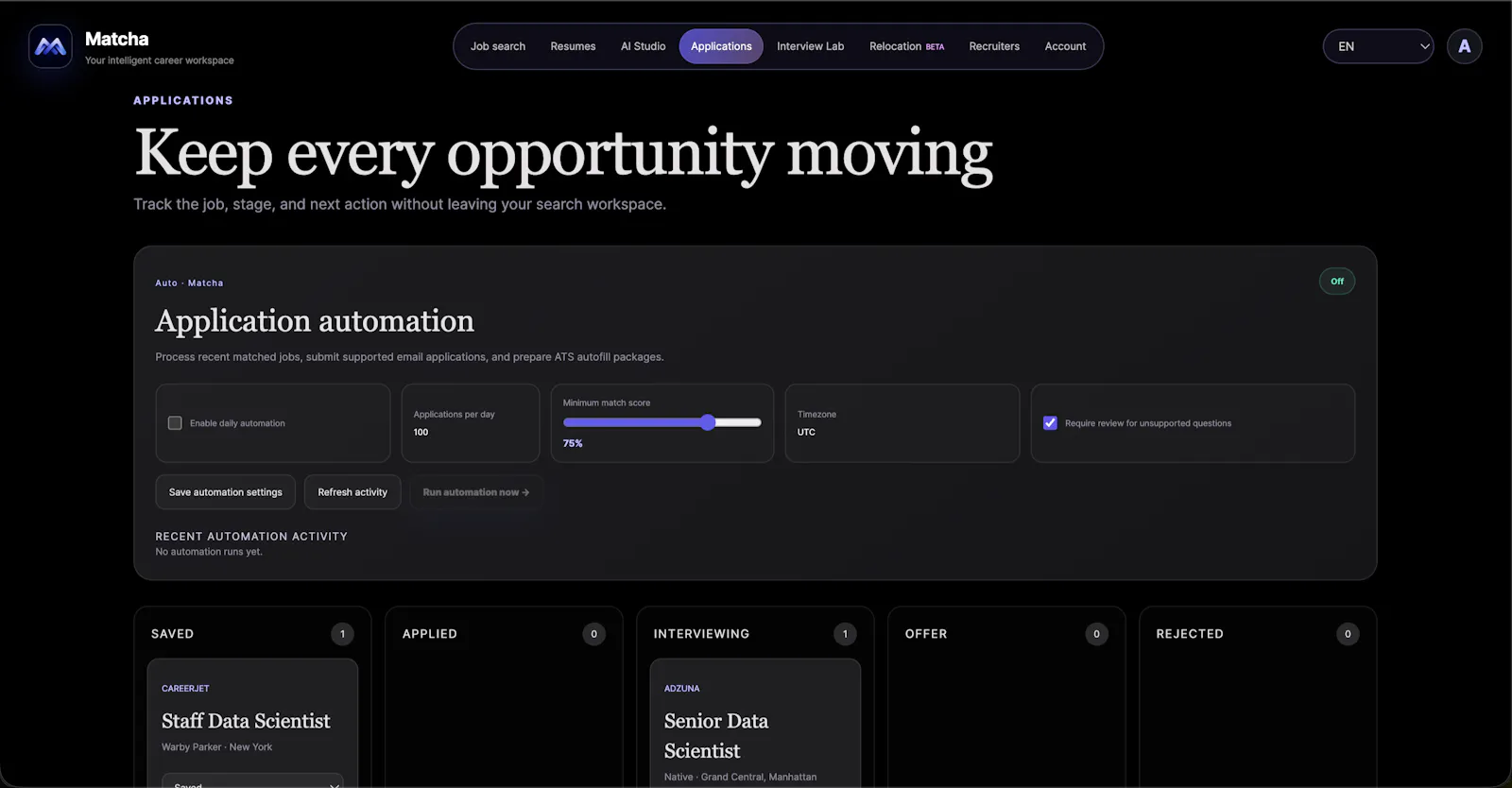 Matcha Job Search screenshot 3