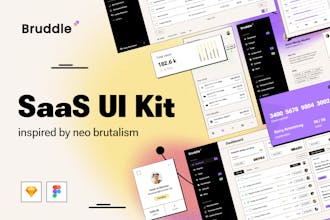 Bruddle - Neo brutalism inspired UI kit gallery image