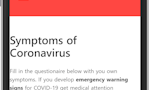 Coronavirus Symptoms Checker image