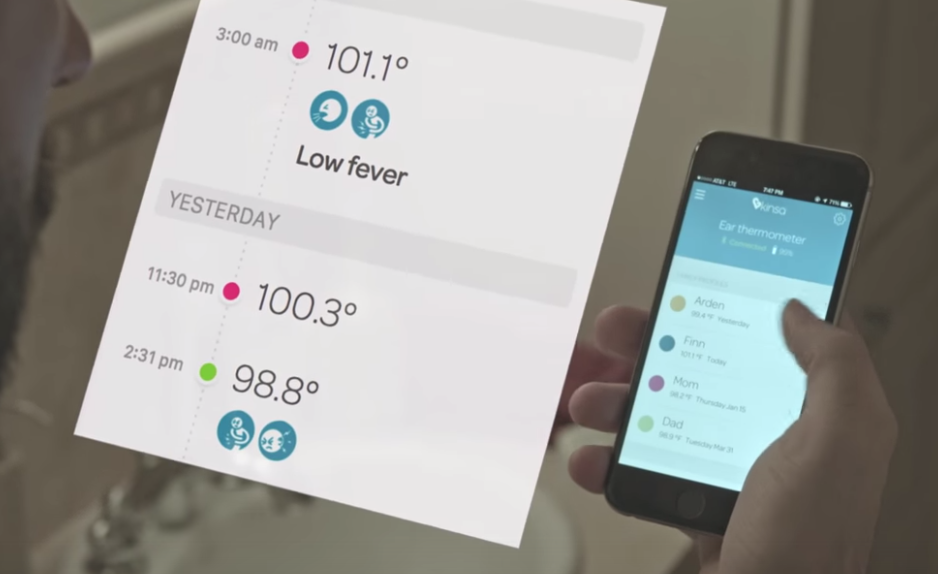 Kinsa Smart Ear Thermometer gallery image