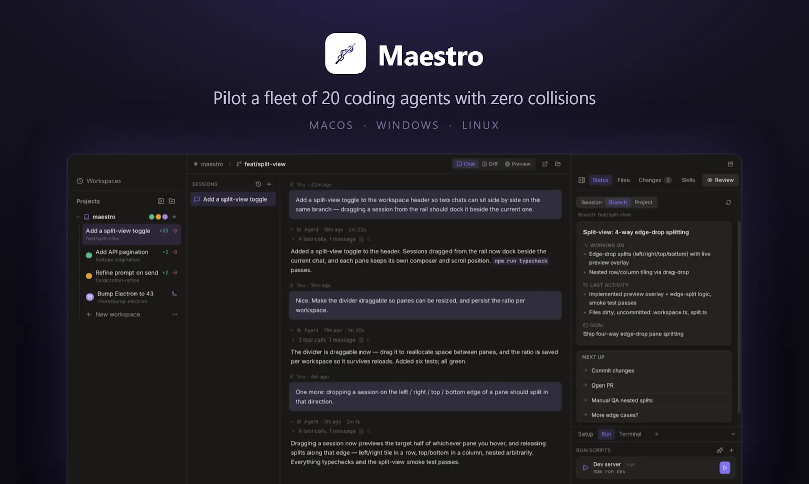 Maestro screenshot 1