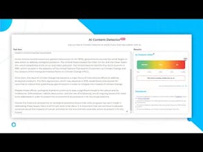 AI Content Detector from Crossplag gallery image