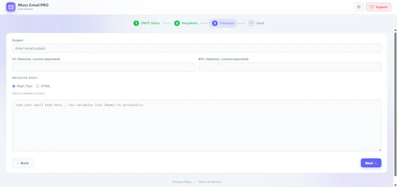 Mass Email PRO screenshot 3