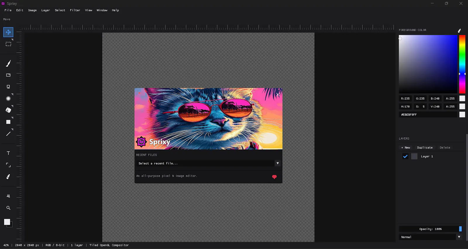Sprixy screenshot 1