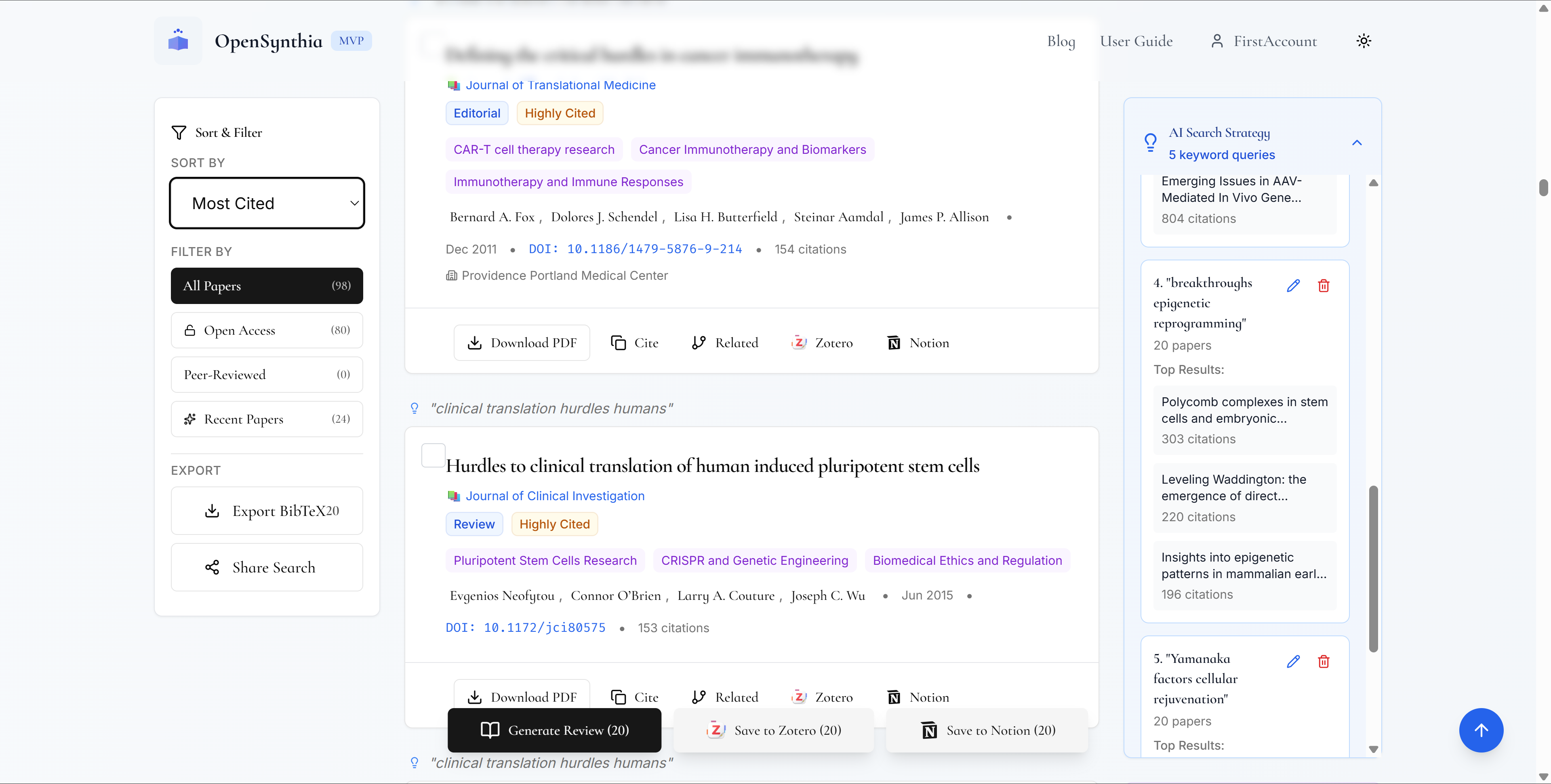 OpenSynthia - Screenshot 4 showing product features and functionality