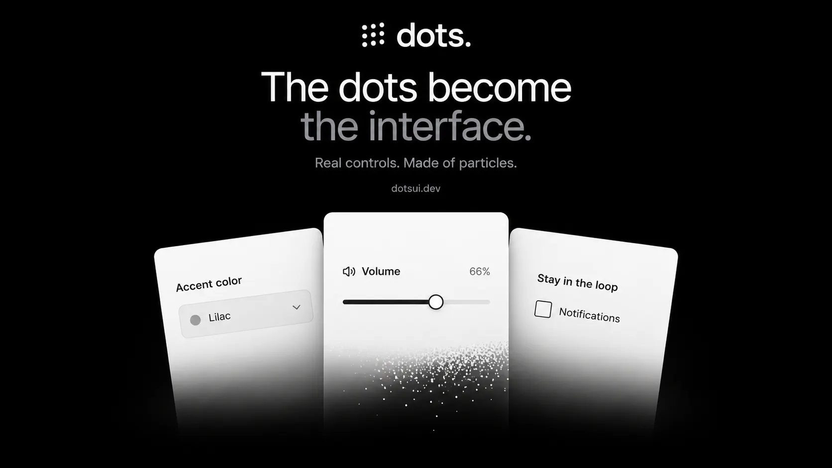 Dots UI screenshot 2