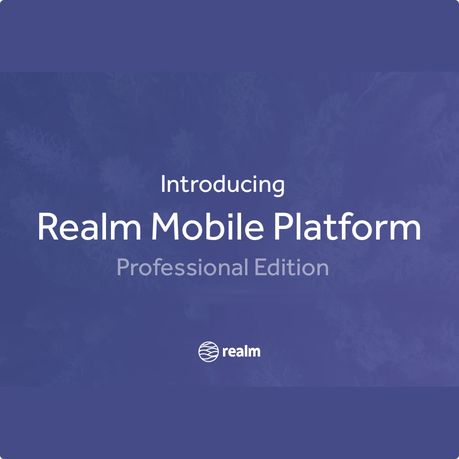 Realm Mobile Platform Professional Edition