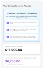 Salon Revenue Loss Calculator gallery image