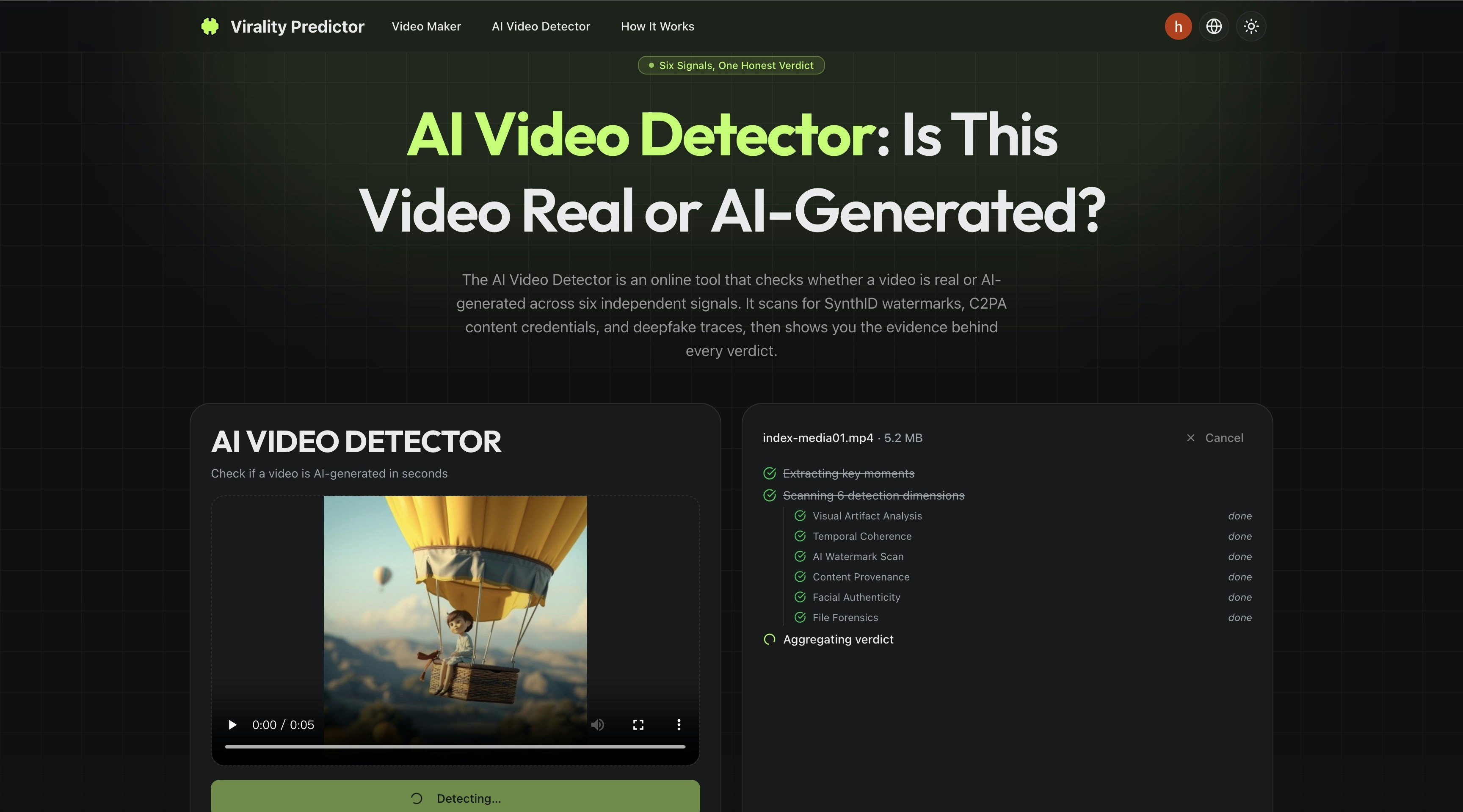 AI Video Detector gallery image