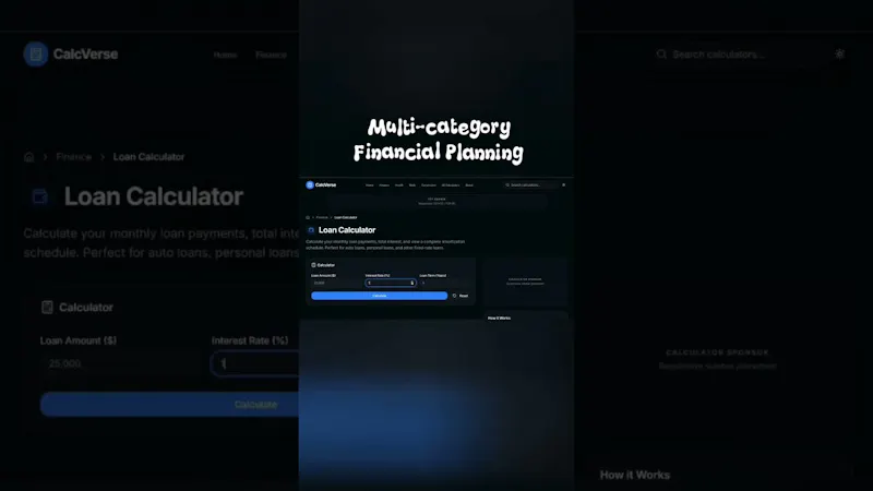 CalcVerse screenshot 1 (video preview)