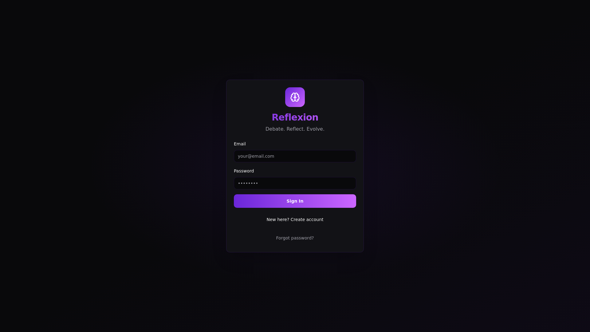 Reflexion gallery image