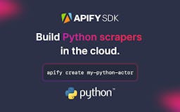Apify Python SDK media 2