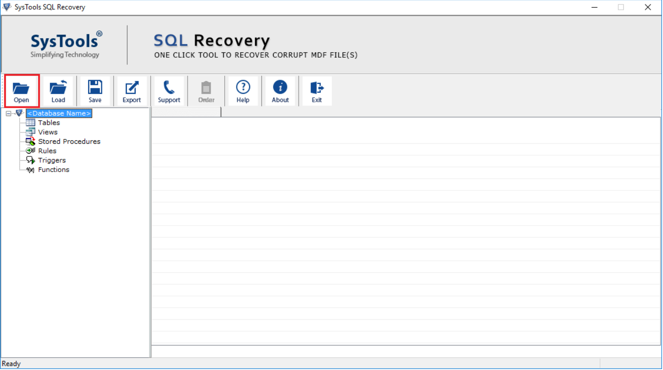 Software di recupero SQL SYSTOOLS media 3
