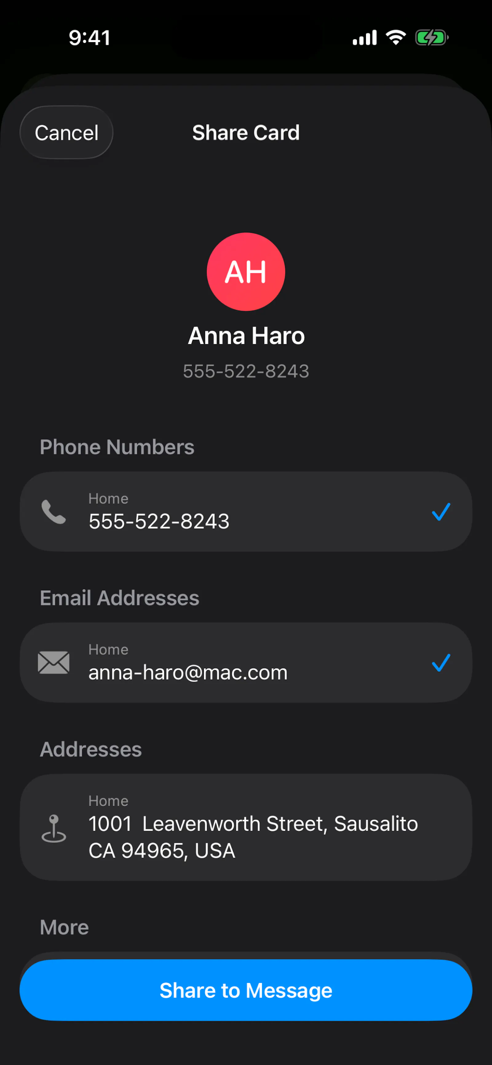 ShareContact screenshot 3