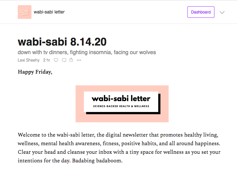 wabi-sabi letter gallery image