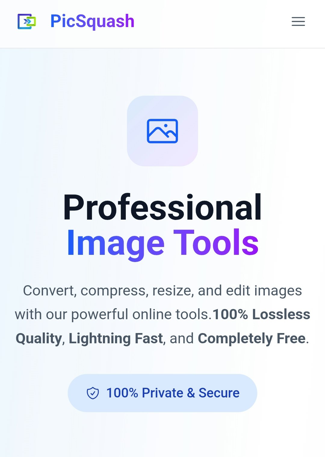 Média Picsquash - Outils de traitement d'image en ligne gratuits |Aucune inscription requise 1