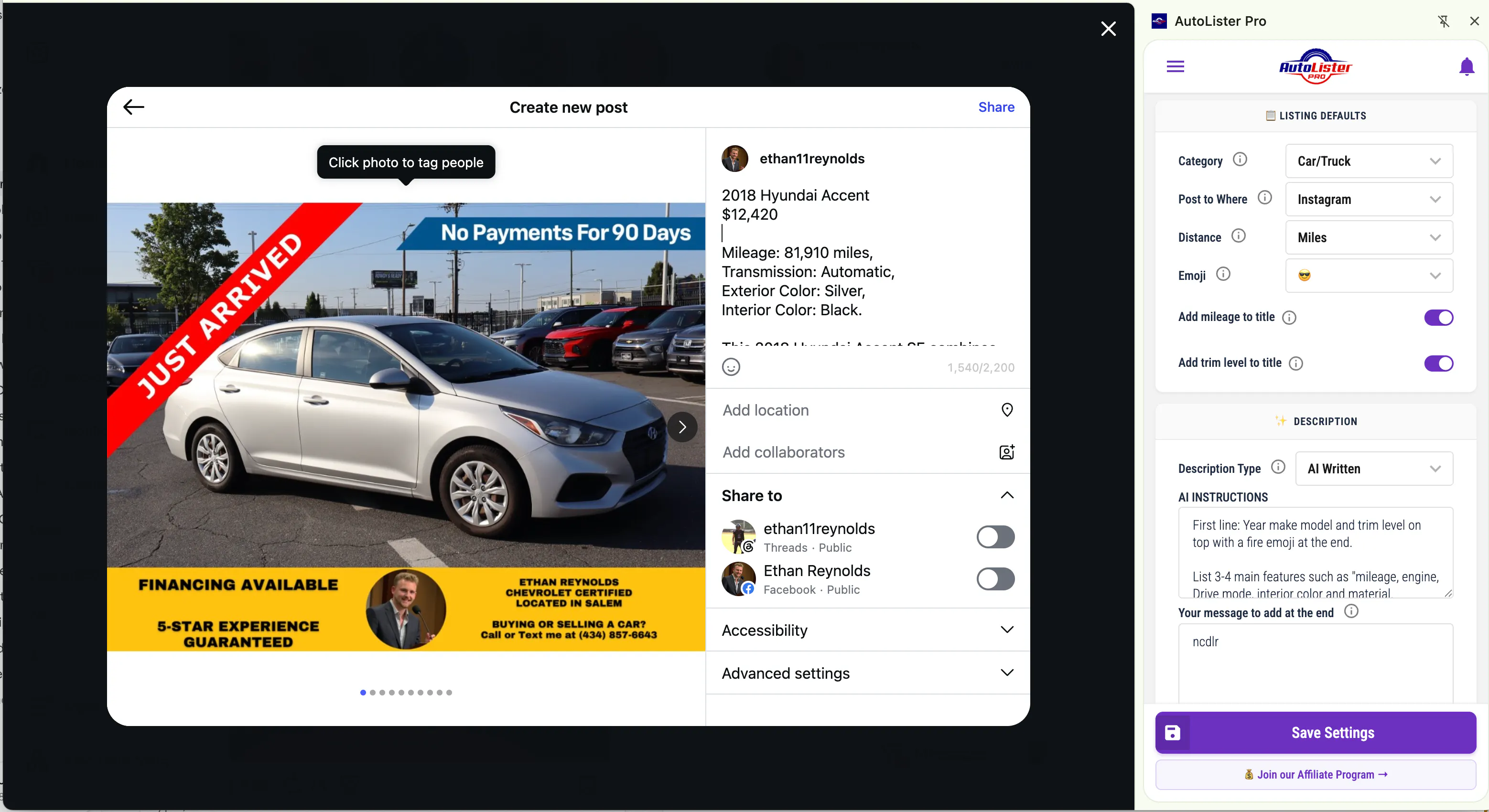 AutoLister Pro gallery image