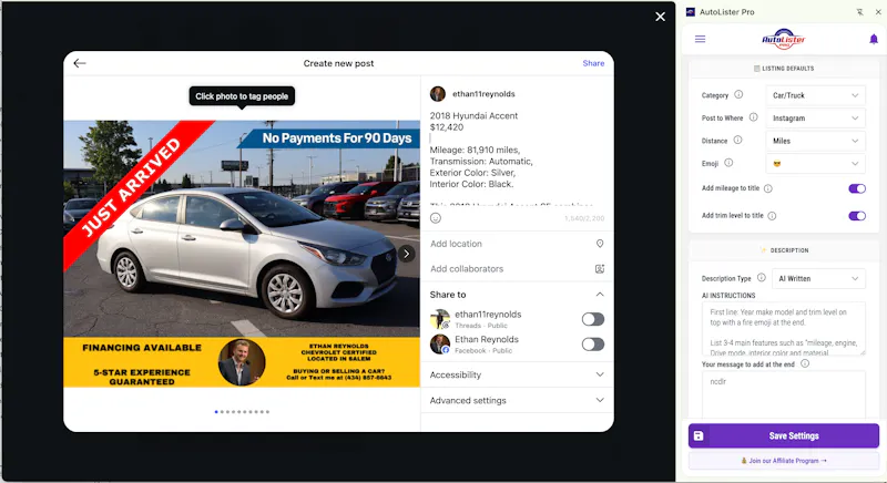 AutoLister Pro screenshot 9
