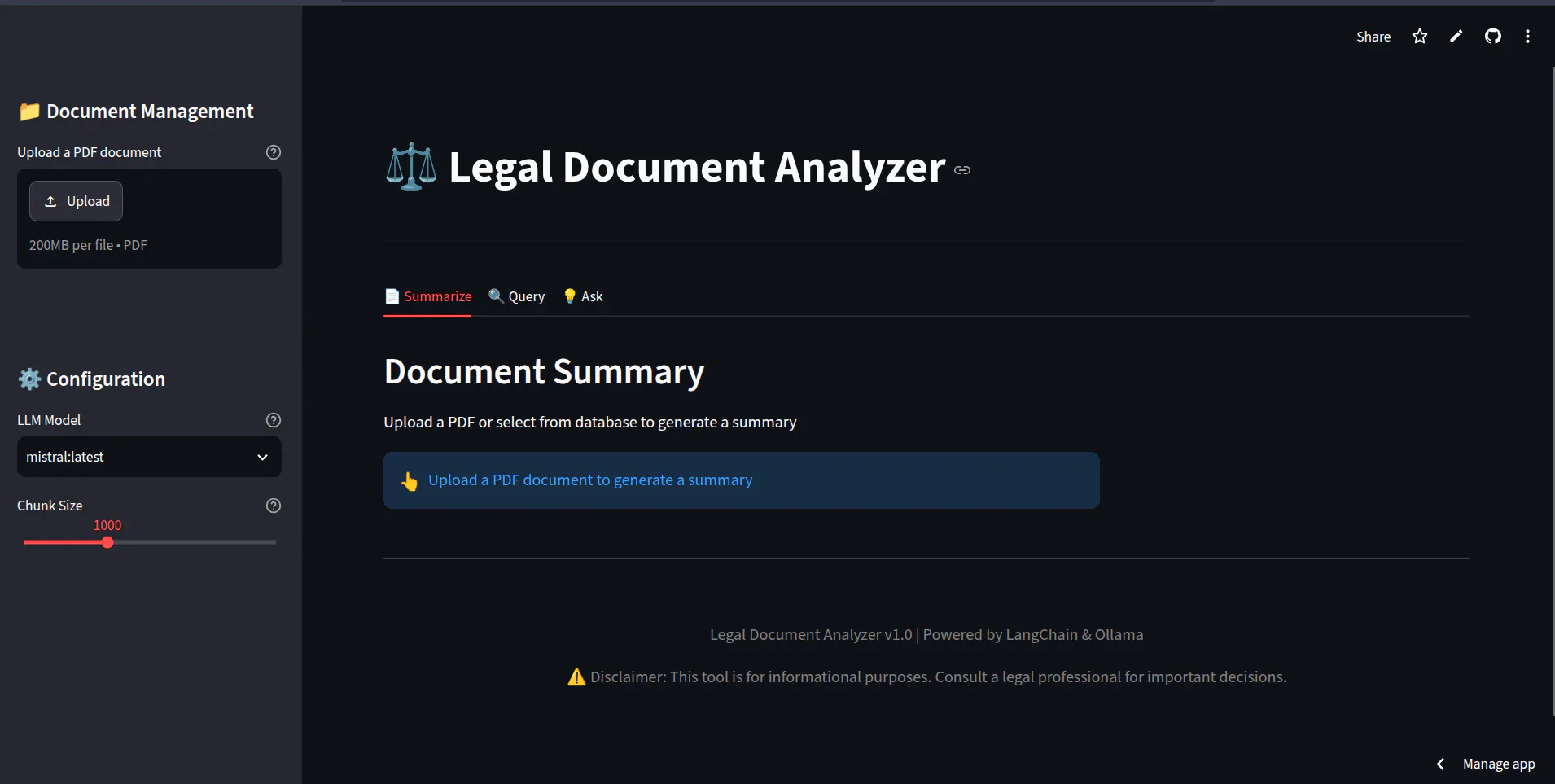Leagal Document Analyzer gallery image