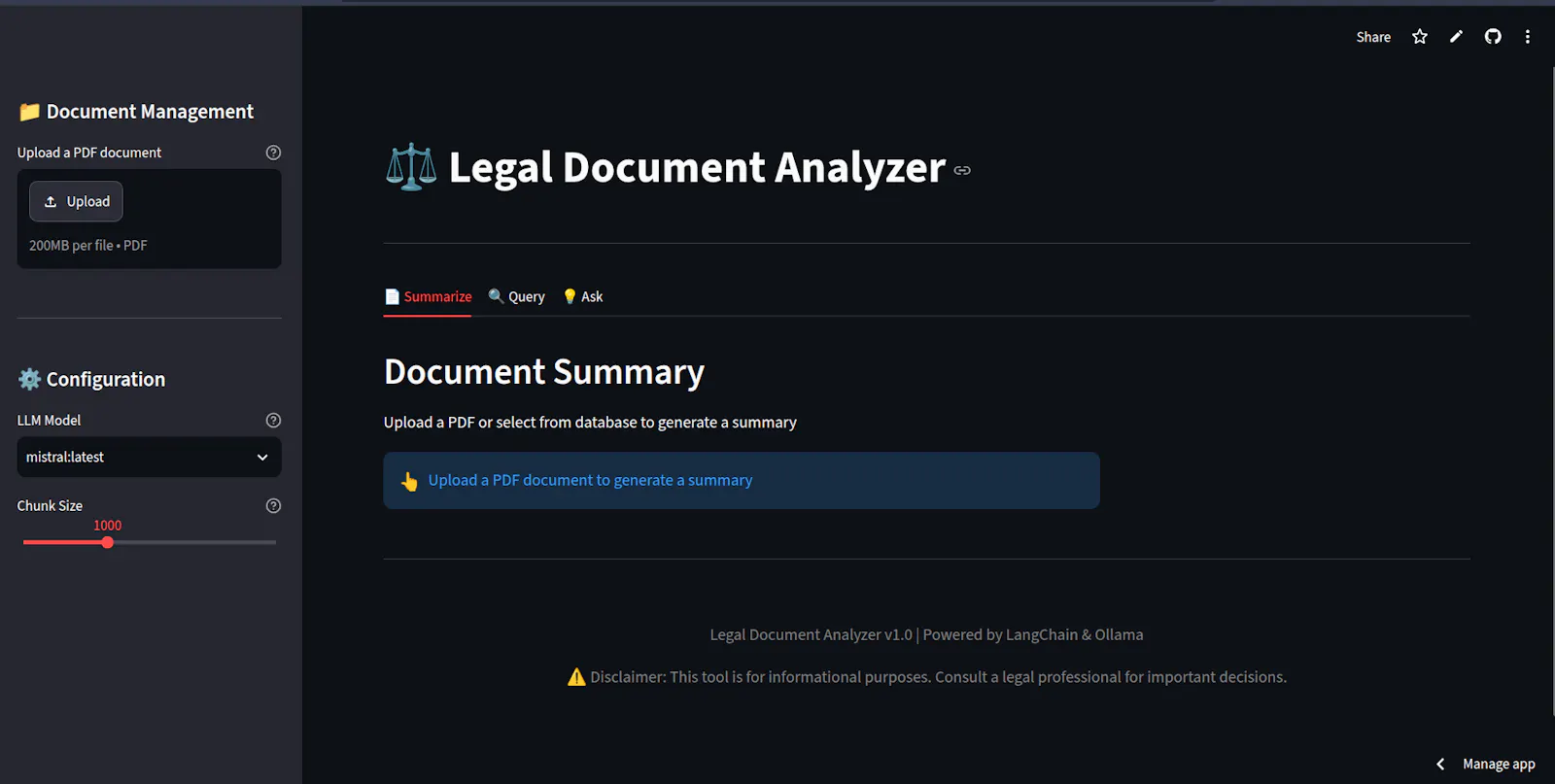 Leagal Document Analyzer screenshot 4