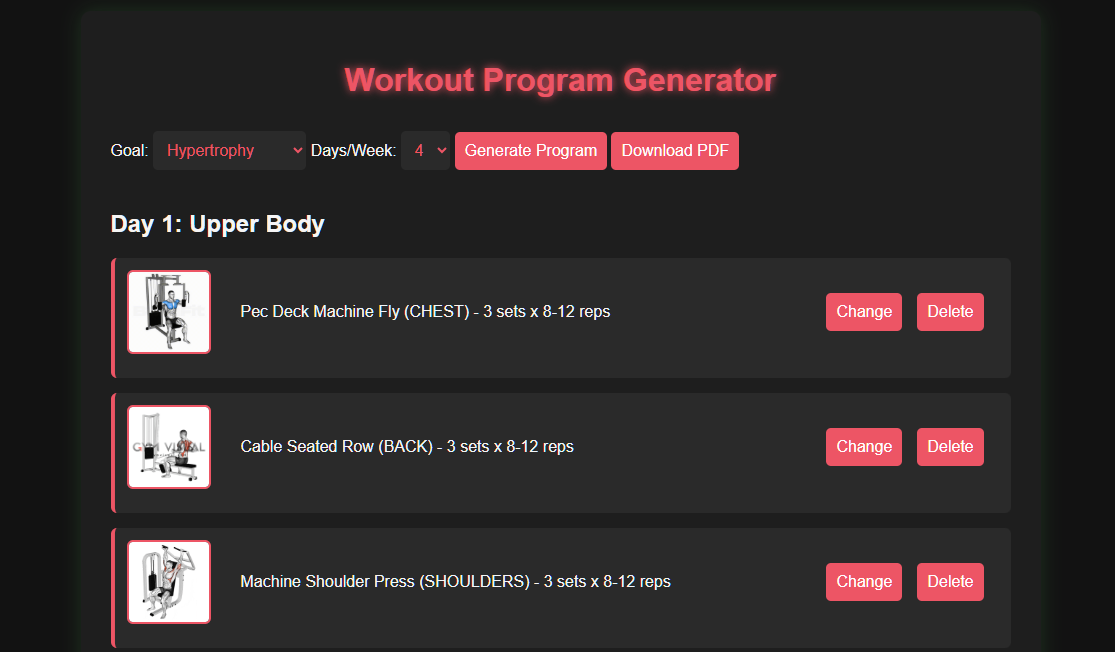Workout Planner gallery image
