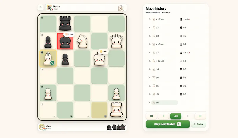 Pocket Shuffle Chess screenshot 3