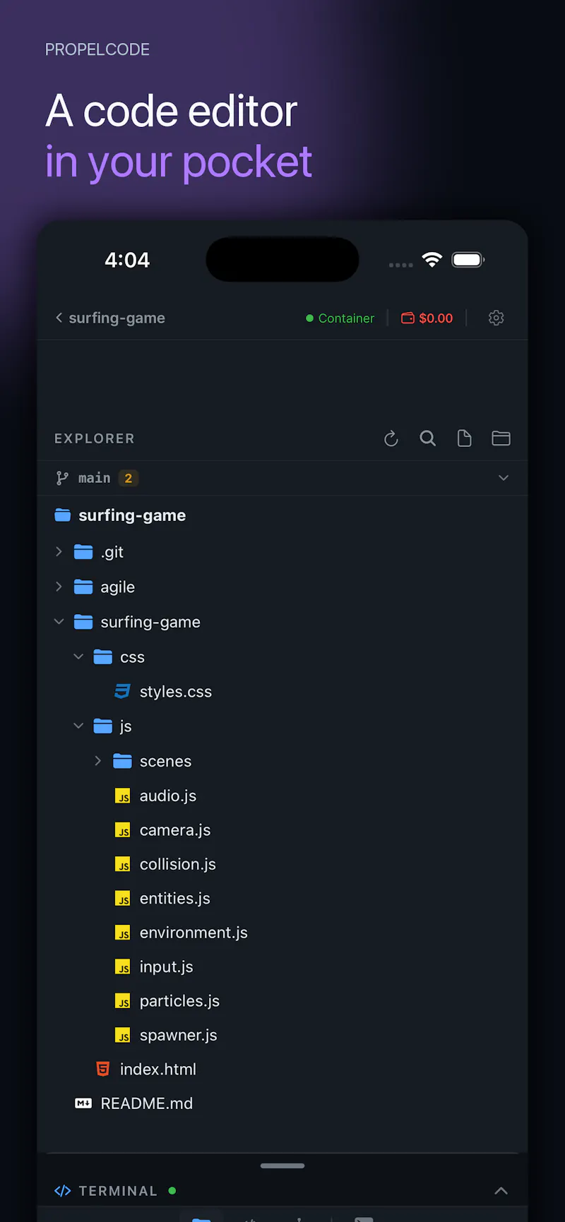 PropelCode: Your IDE, In Your Pocket screenshot 4