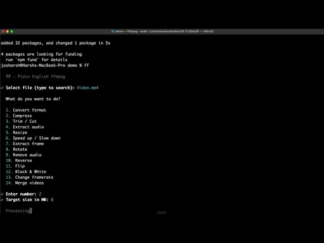EZFF - Video editing in plain English gallery image