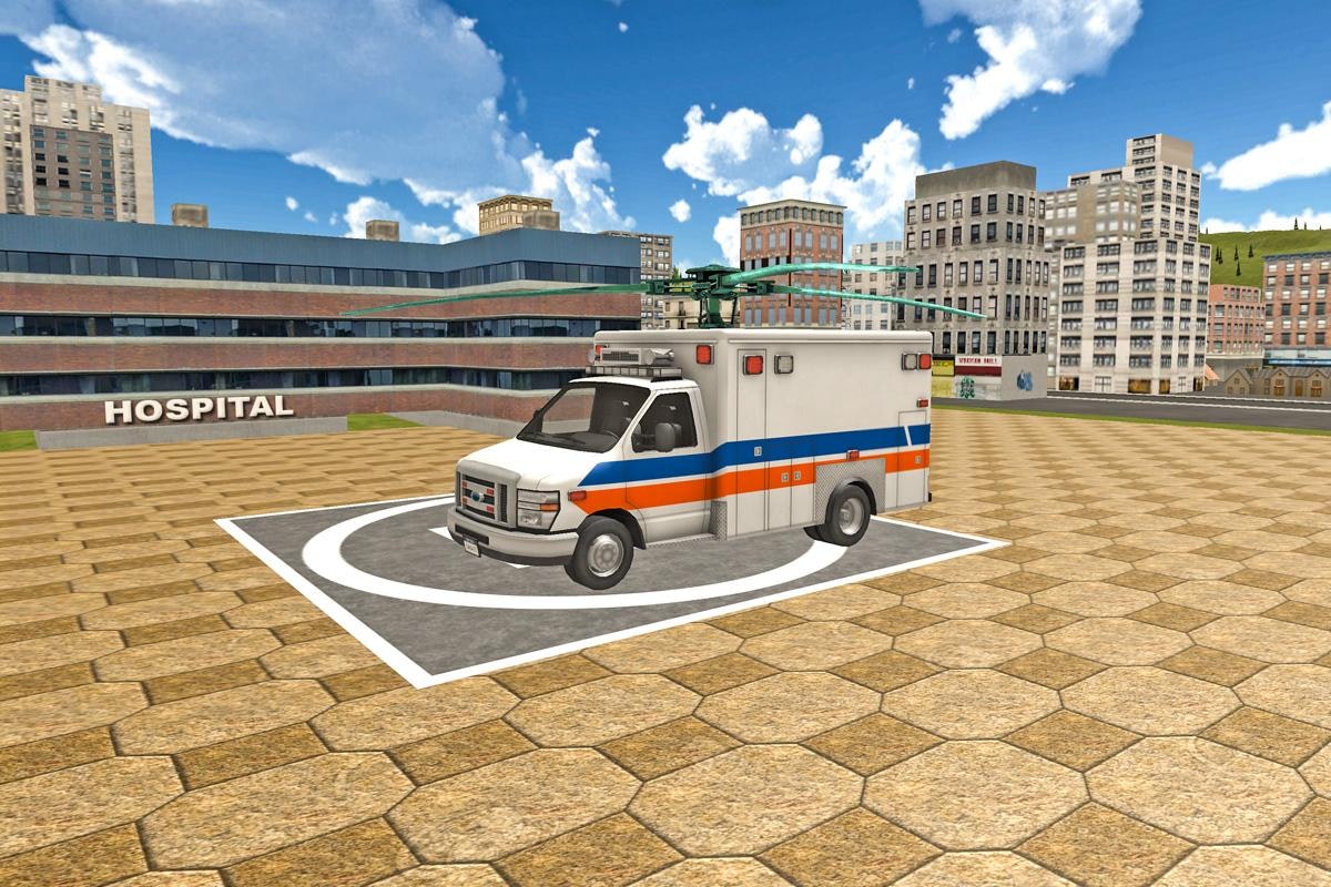 Flying Ambulance Simulator 3D gallery image
