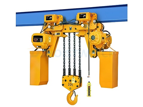 Low Headroom Chain Hoist - Main product screenshot demonstrating key features and user interface