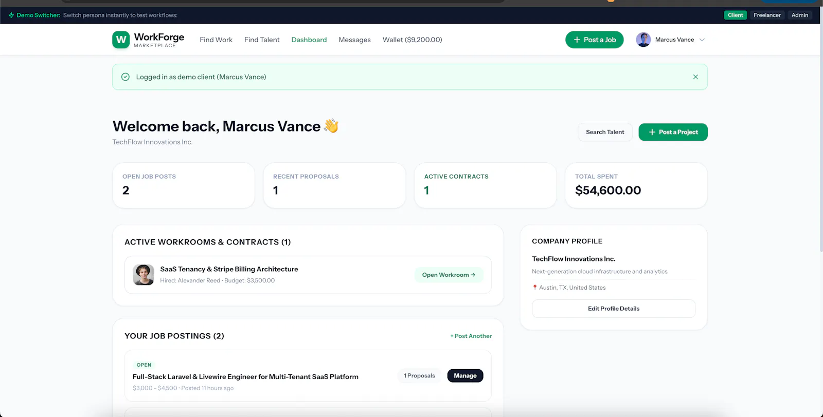 WorkForge — Upwork Clone Source Code screenshot 14
