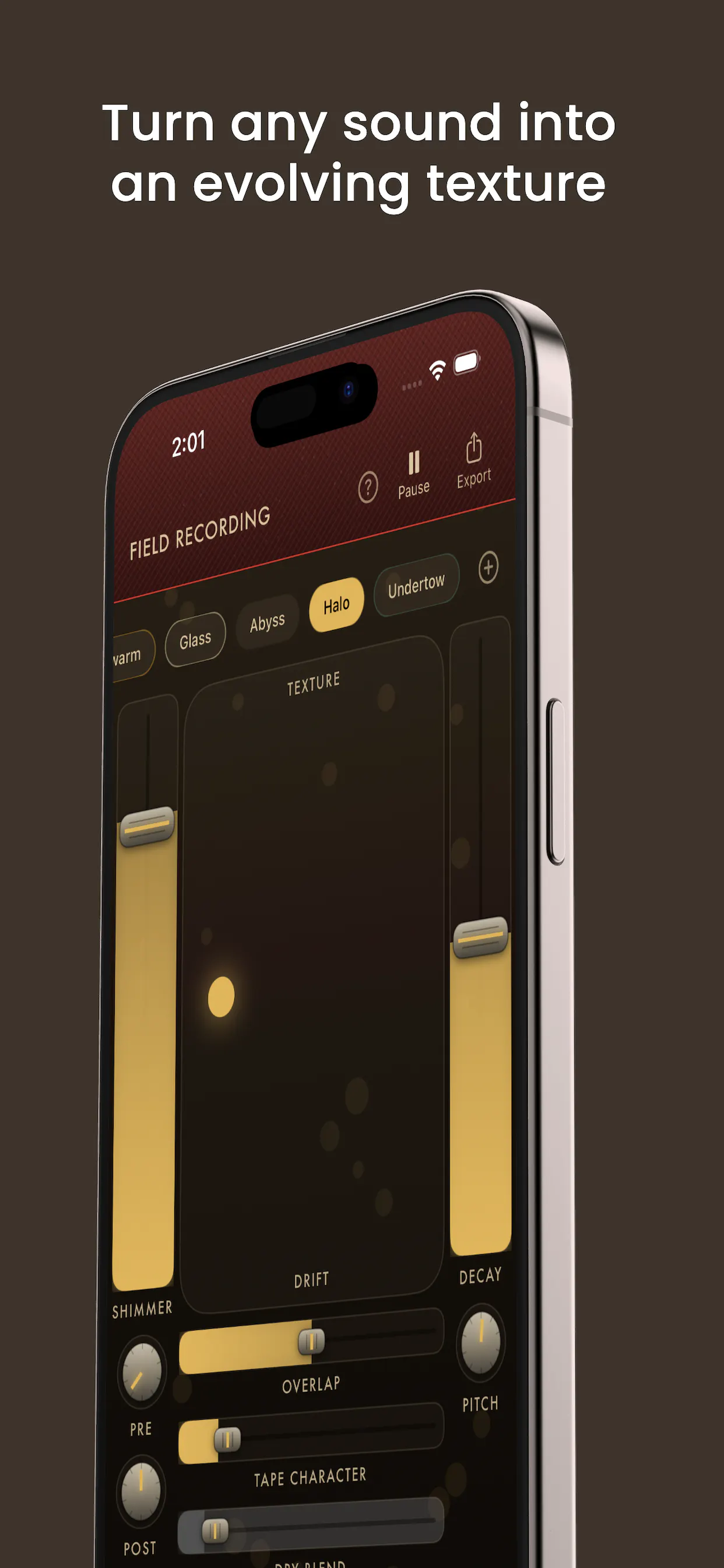 DriftTapePro: Granular Synthesizer gallery image
