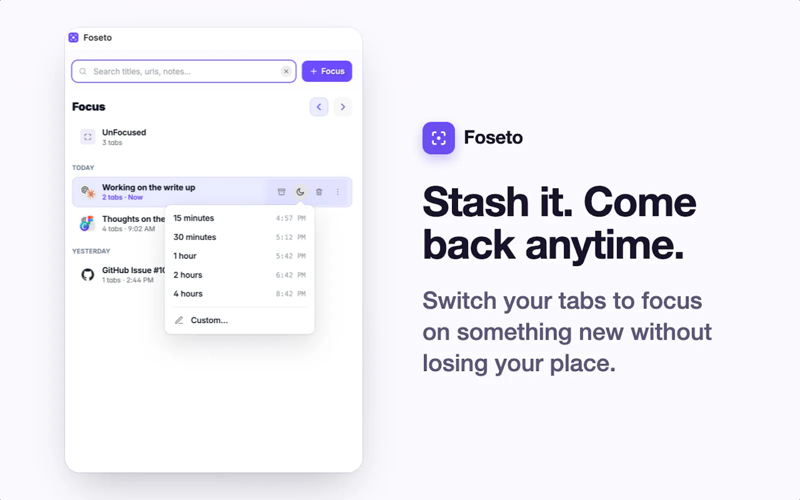 Foseto screenshot 2