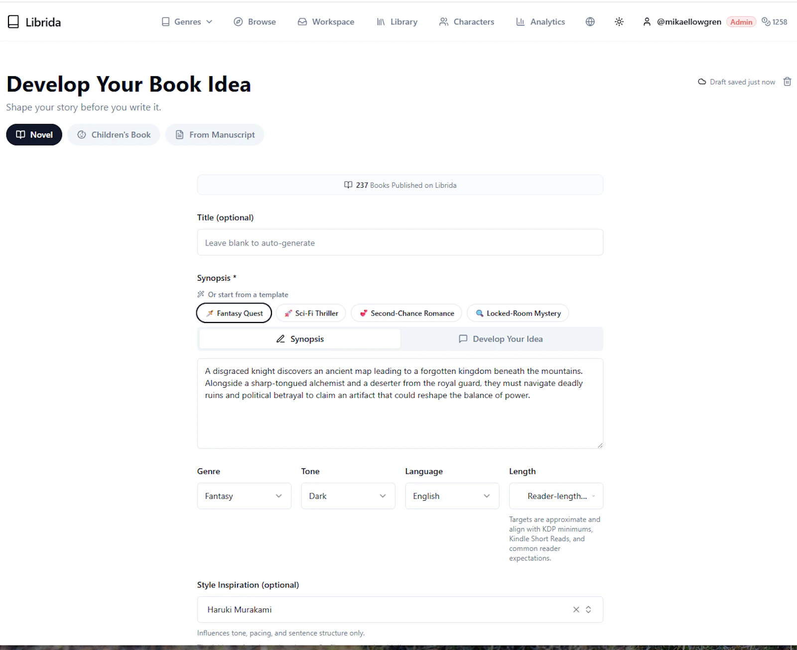 Librida screenshot 4