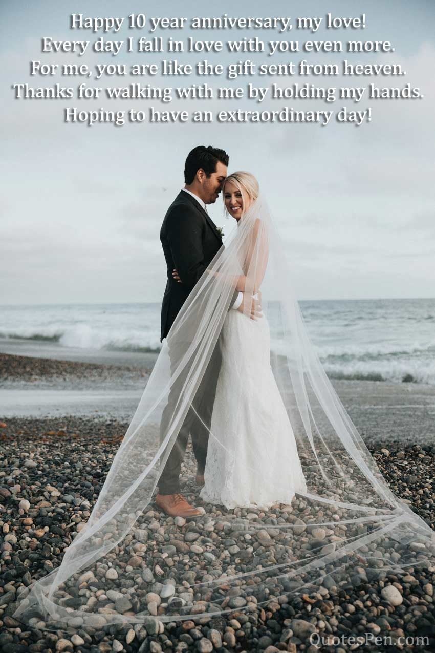 Ten Year Wedding Anniversary Quotes gallery image