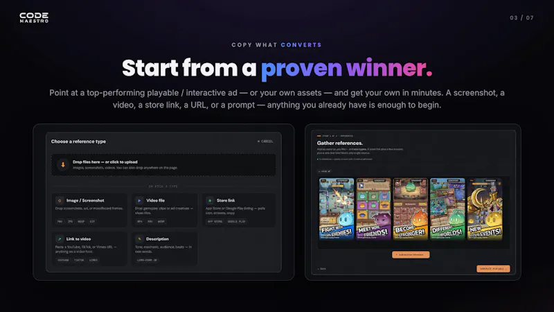 Code Maestro - Playable Ads Creator screenshot 4
