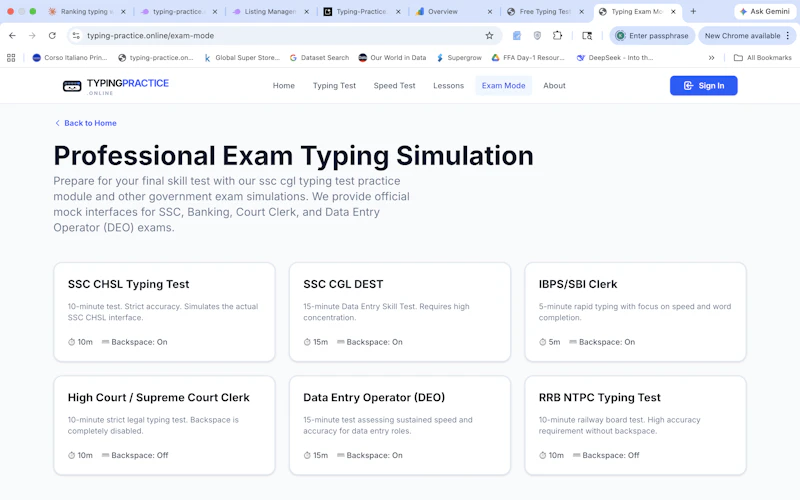 Typing Practice Online screenshot 2