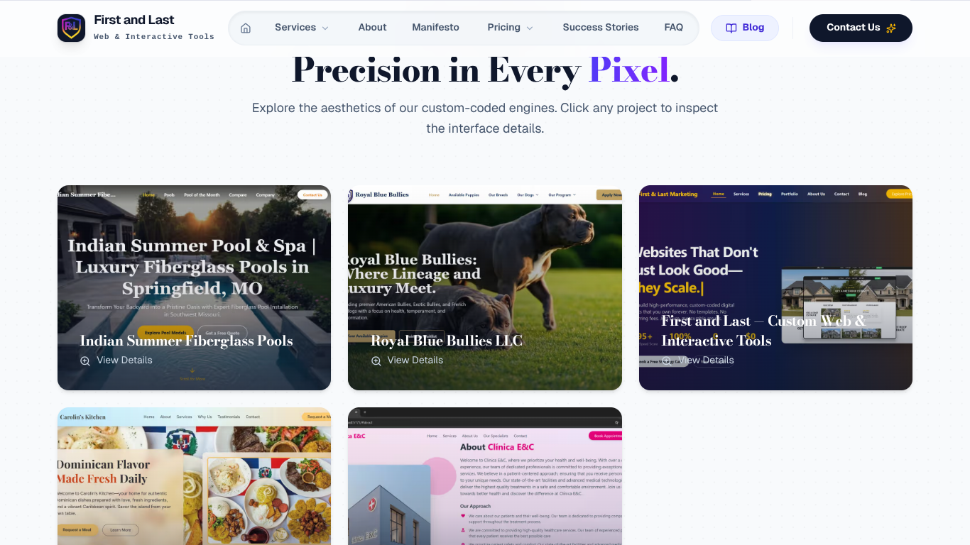 First and Last — Web & Interactive Tools gallery image