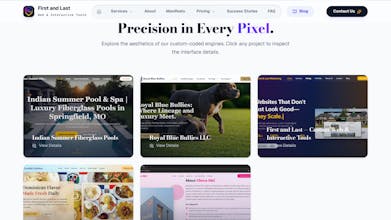 First and Last — Web & Interactive Tools gallery image